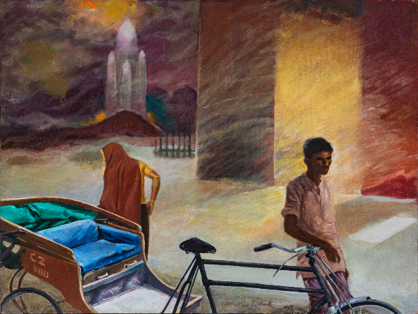 Artwork by Anupam Sud. Image Courtesy of Dhoomimal Gallery.