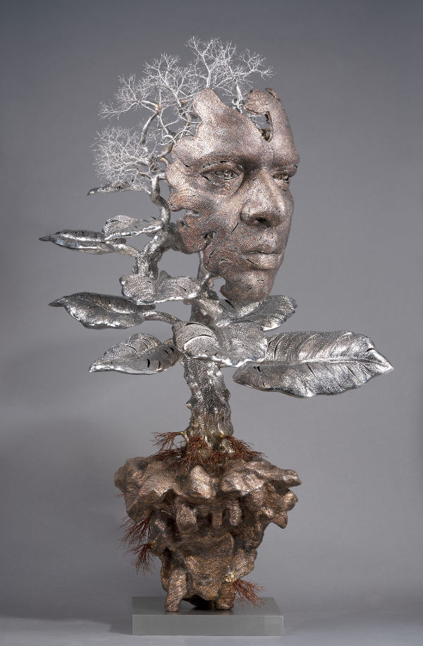 I am within you (2020) by Dhananjay Singh. Image Courtesy of Sculpted India and Black Cube Gallery.