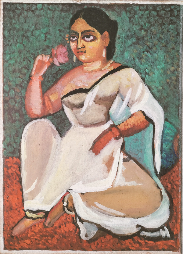Artwork by Jamini Roy. Image Courtesy of Akar Prakar.