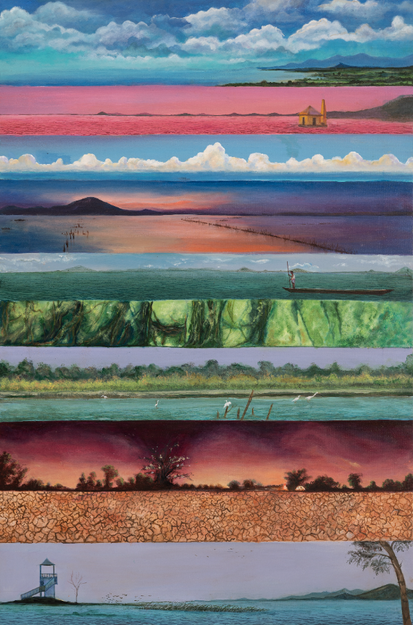 Artwork by Pinaki Ranjan Mohanty. Image Courtesy of Art Centrix Space.