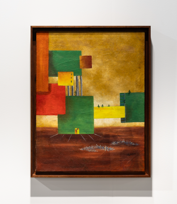 Let's Go Higher (1952) by Cossette Zeno. Image Courtesy of Richard Saltoun Gallery.