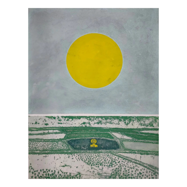 निश्चल - 11 (2023) by Narendra Kumar Sain. Image Courtesy of Art Incept.