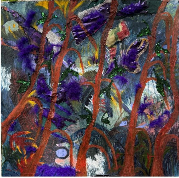 Artwork by Imon Chetia Phukan. Image Courtesy of Lakeeren Contemporary.